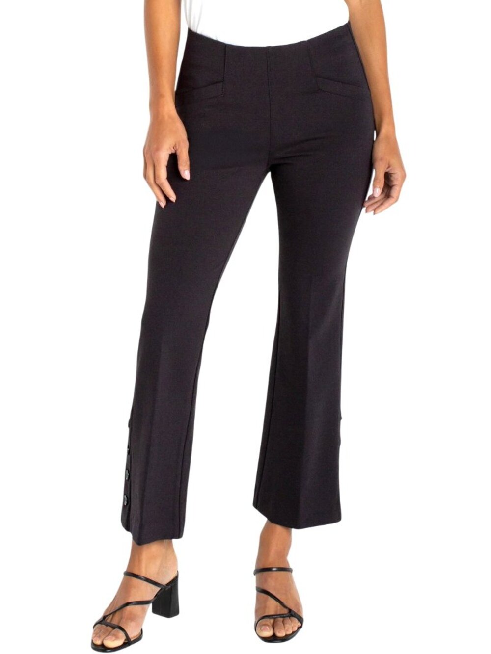 NWOT Liverpool Los Angeles Stella Kick Flare Ponte Pant Pants 6 25" Inseam